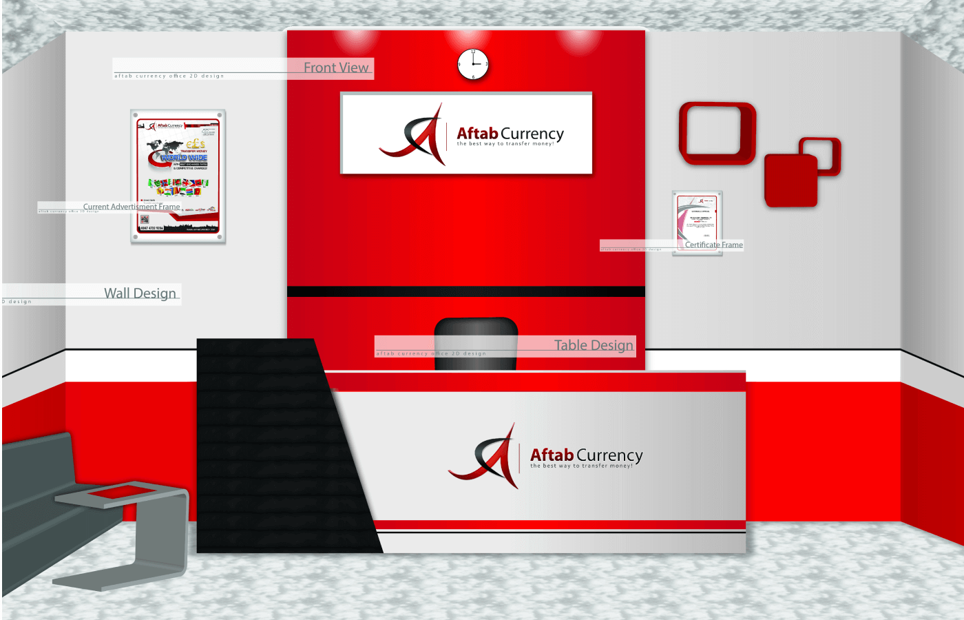 Shop mockup for Aftab Currency Exchange - ACE Money Transfer in United Kingdom