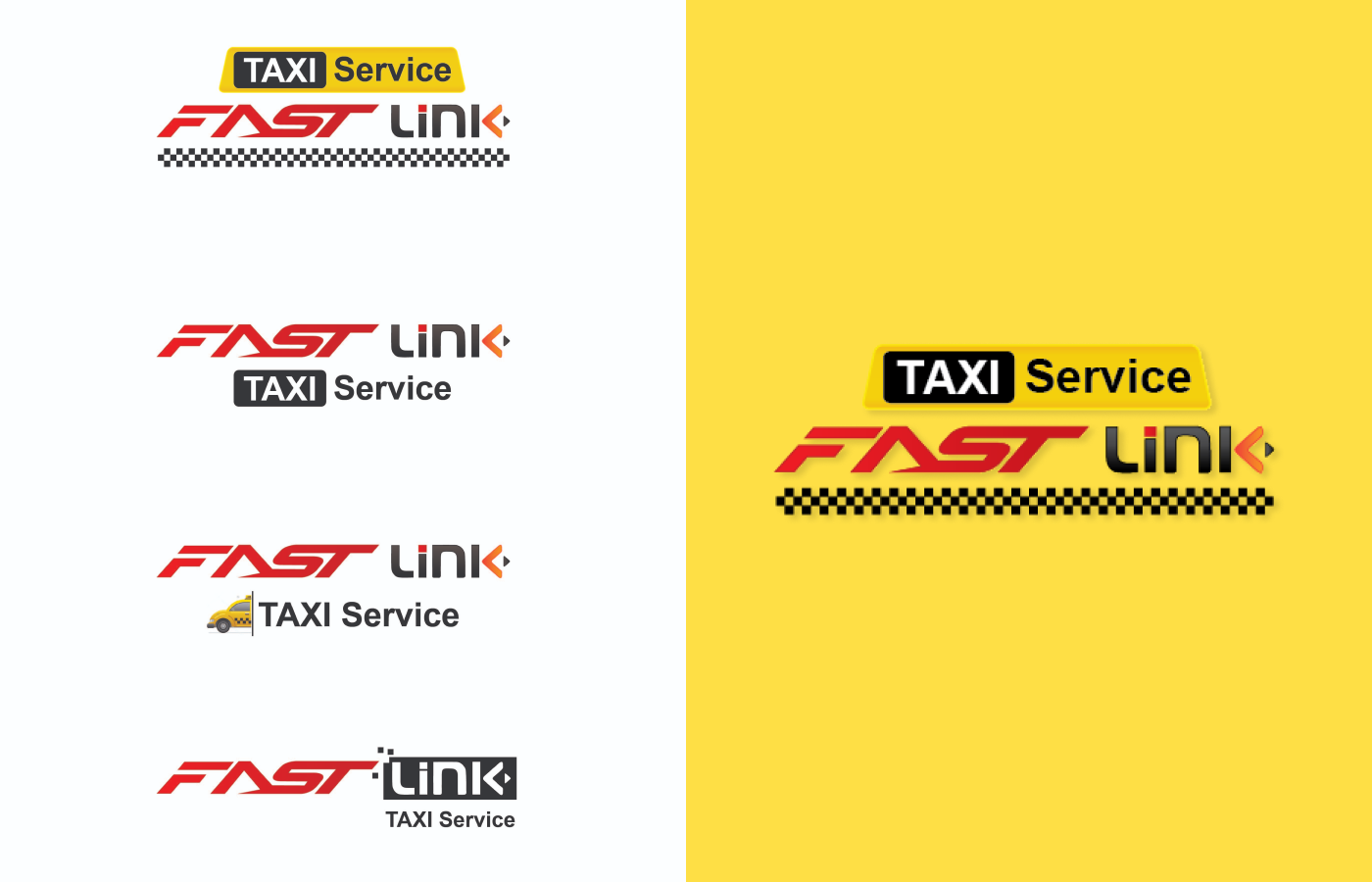 Logo for Fastline Taxi Service Rebranding in United Kingdom