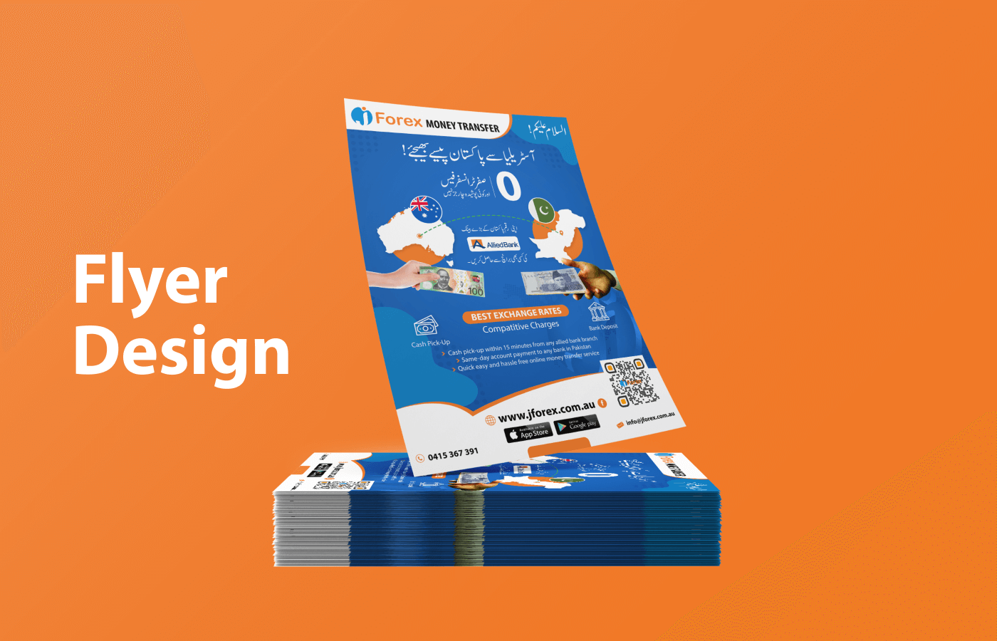 Flyers posters for Forex Money Transfer in Australia