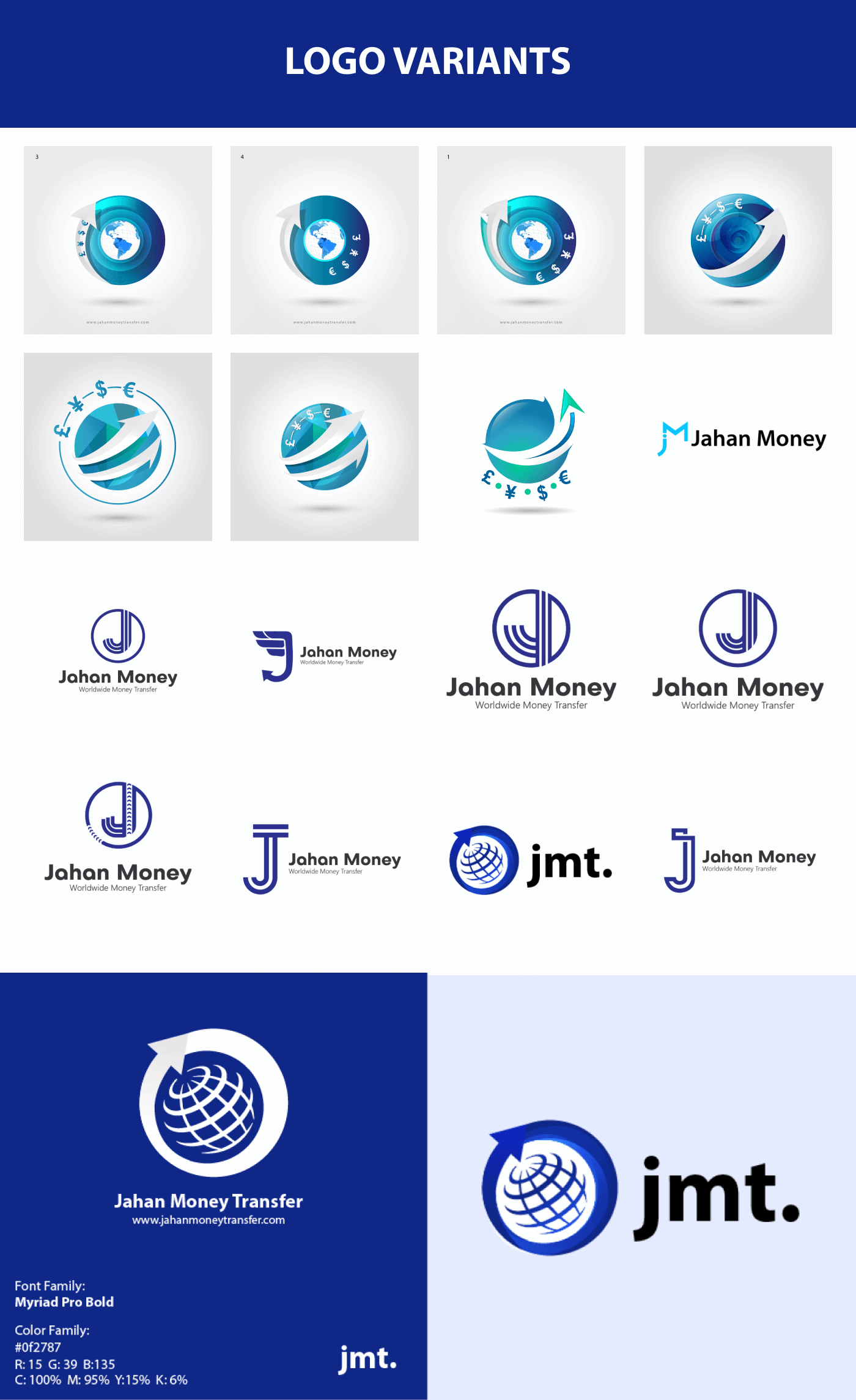 Logo for Jahan Money Transfer Rebranding in United Kingdom