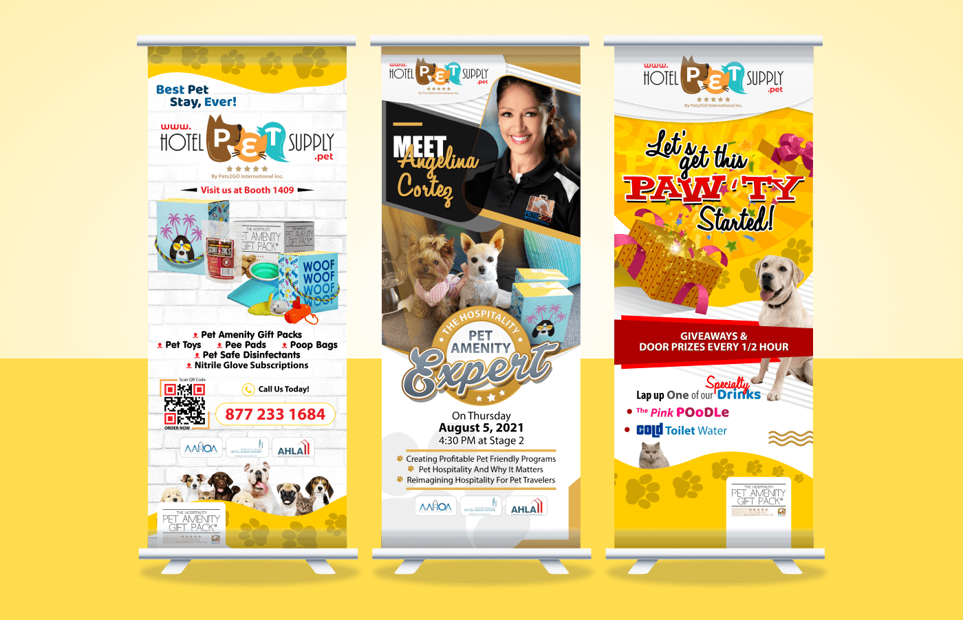 Popup banners for Hotel Pet Supply in United States