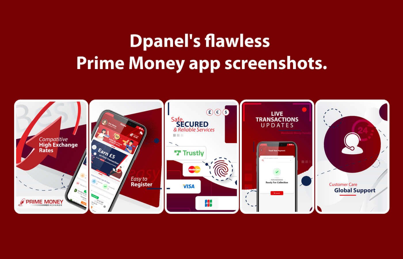 Mobile app for Prime Money Exchange in United Kingdom