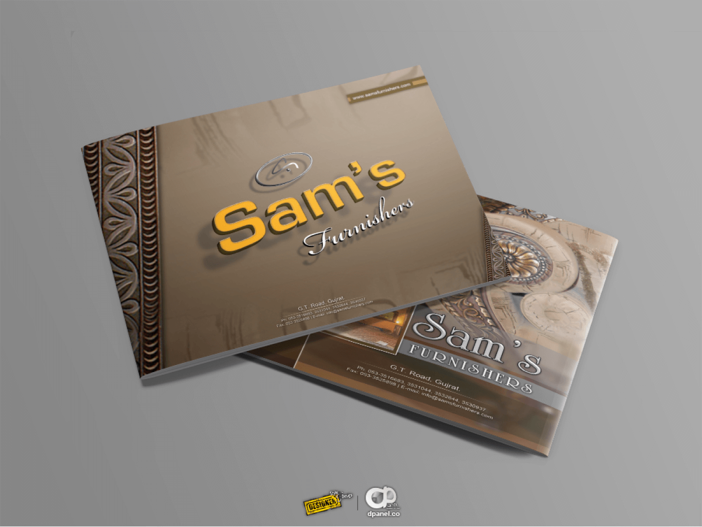 Company profiles booklets for Sam`s Furnitures in United Kingdom