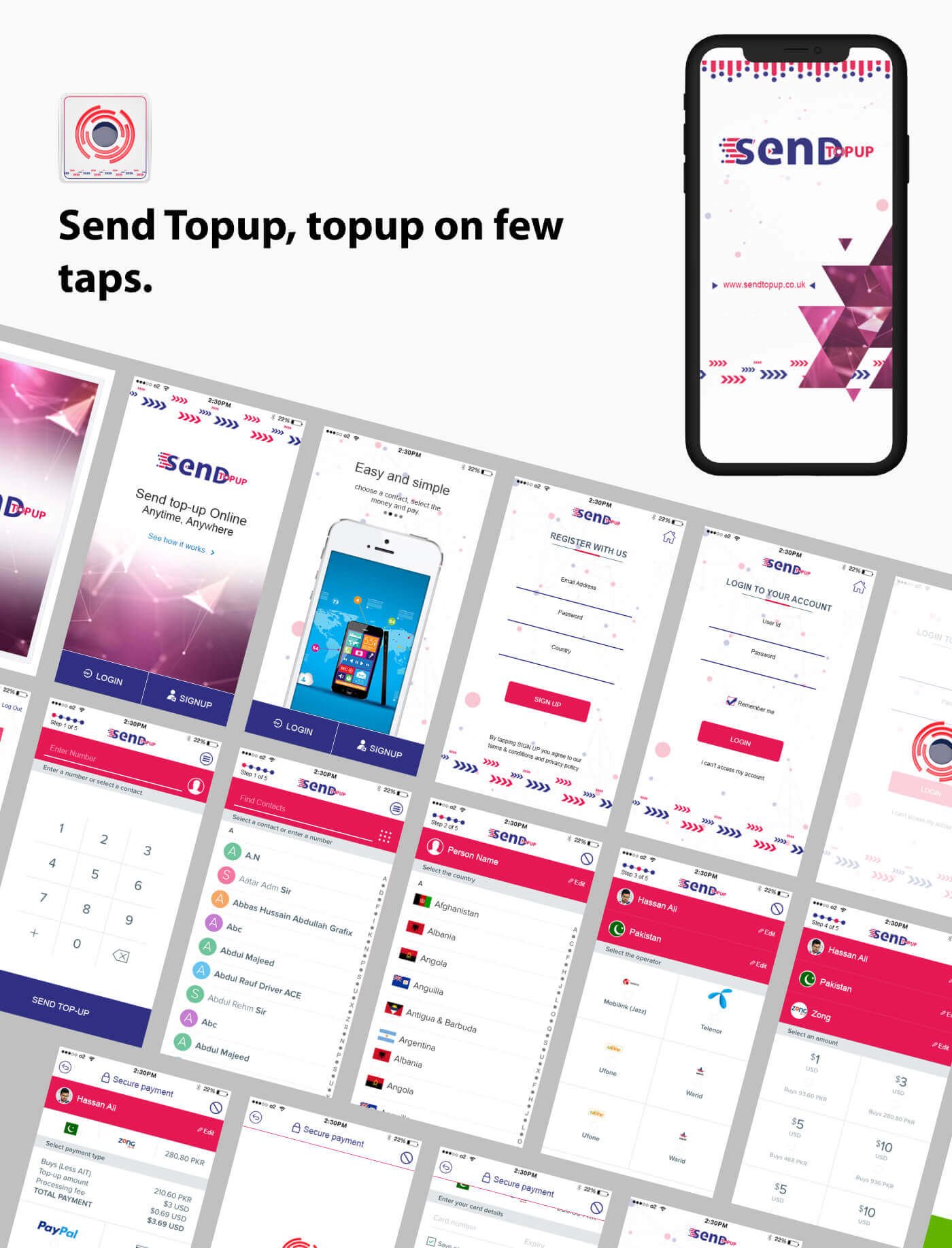 Mobile app for Send Topup in United Kingdom